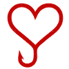 Fishhook Heart | Angler's heart