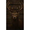 Majestic moose with antlers