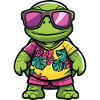 Turtle Comic Holiday