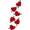 Hearts Arrow Heart Love