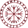 Viking Compass -Vegvisir