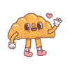 Cute Croissant Says Hi