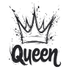 Queen Crown Splash