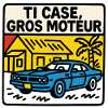 Ti Case Große Motorzeichnung