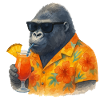Gorilla Hawaii Comic