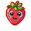 Happy Strawberry Face