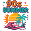 90s Summer Retro Design