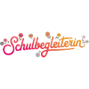 Schulbegleiterin mit Blumenmotiv