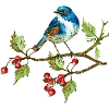 Bunter Vogel