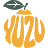 Yuzu - Cool Fruit Logo