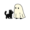 Cat meets Ghost – Halloween Fun