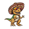 Dinosaur T-Rex Funny Sombrero