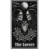 Skeleton Lovers Gothic Tarot Heart Design