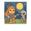 Bigfoot & Alien, guitar, guitarist
