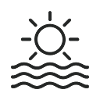 Sun and water