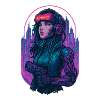 Fille cyborg
