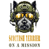 Scottish Terrier on Mission - Military