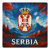 Serbische Legende Design