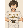 Anime Figure Detail T-Shirt