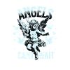 Engel-T-skjorte unisex Engler kan ikke vente VintageTee