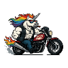 Biker Einhorn
