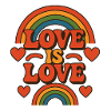 Love Rainbow Illustration
