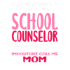 Conseillère scolaire Maman importante