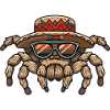 Tarantula Comic Funny Sombrero