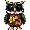 Owl Comic Holiday