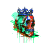 King Skull Crown Royal