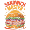 Sandwich Master – Chemise Foodie Drôle