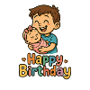 Heartfelt children's birthday party with siblings