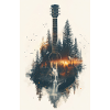 Nature Guitar Harmony Art