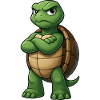 Cool Turtle Gamer Cartoon Personality