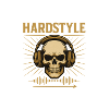 Golden Hardstyle Skull