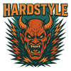 Hardstyle Dämonen Motiv