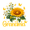 Sunflower Grandma Tribute Design