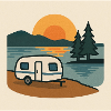 Camping Camping-car Lac