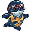 Whale Comic Vacation