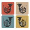 Retro Tenor Horn Design