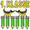 Einschulung 1. Klasse Alligatoren