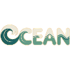 Ocean - Cool Surfer Logo