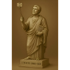 Baroque philosopher with selfie stick