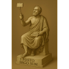 Ancient Philosophy Selfie Statue