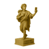 Modern sculpture with smartphone motif