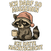 Nachtschicht Nachtdienst Krankenschwester Waschbär