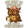 Nachtschicht Nachtdienst Krankenschwester Eule