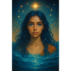 woman with ocean-deep eyes