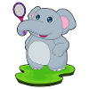 Elephant Tennis Racket