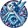 Blue Sapphire Fairy Fantasy Art